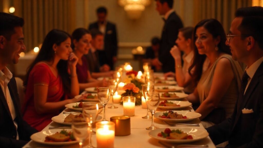 Indian corporate dinner party catering